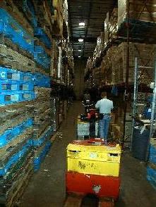 Aisle 1, the start of the bucket brigade