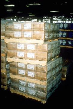 The boxes on the bottom are on the verge of being crushed