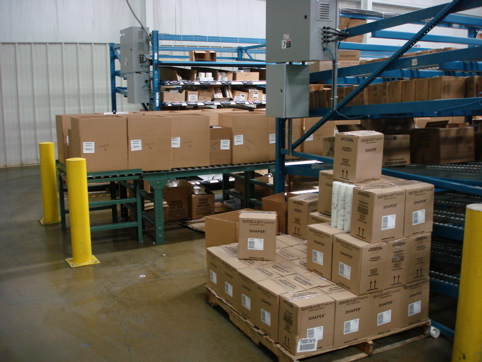 A fast-moving sku is picked from a pallet