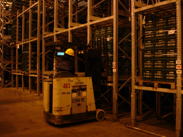 Loading pallet flow rack