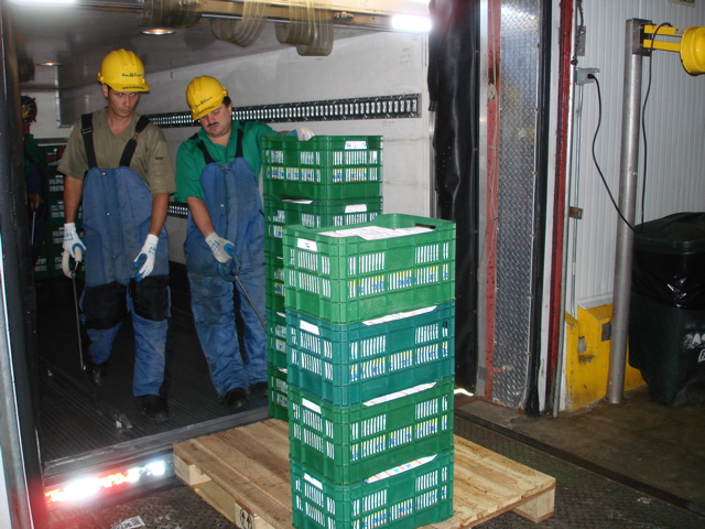 Loading a truck