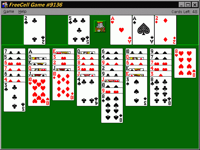 How to play Freecell (Free Cell)